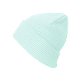 The Hat Depot Kids 100% Washed Cotton Soft and Light Cuffed Skull Plain Daily Beanie for Children (Aqua)